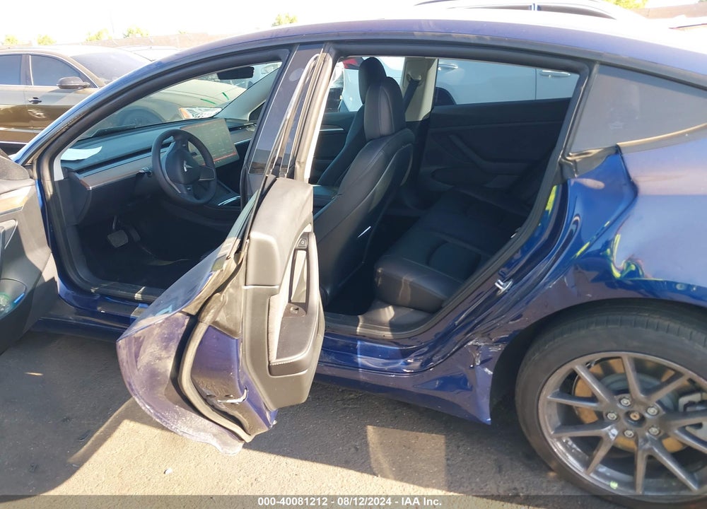 2022 TESLA MODEL 3 LONG RANGE DUAL MOTOR ALL-WHEEL DRIVE VIN: 5YJ3E1EB7NF137914