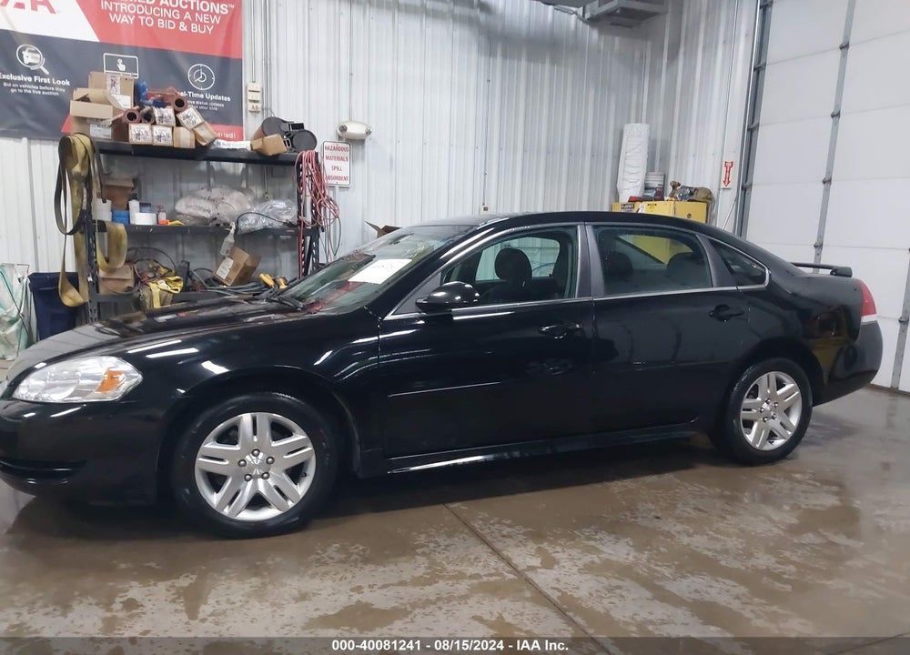 2013 CHEVROLET IMPALA LT VIN: 2G1WG5E38D1110657