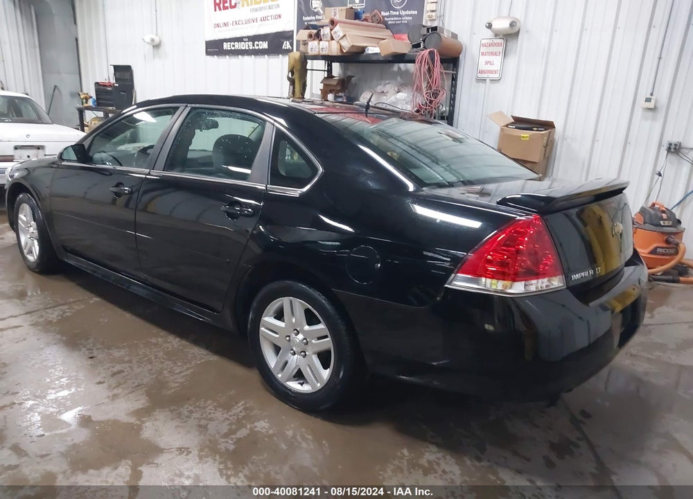 2013 CHEVROLET IMPALA LT VIN: 2G1WG5E38D1110657