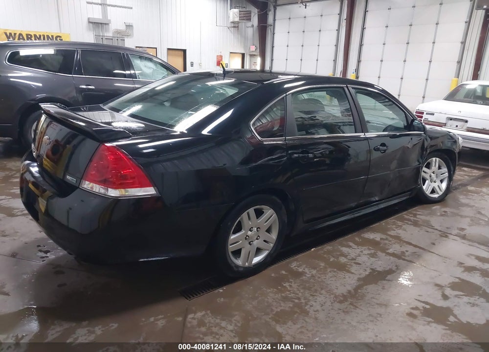 2013 CHEVROLET IMPALA LT VIN: 2G1WG5E38D1110657