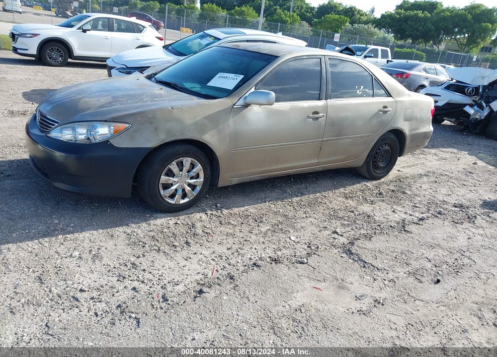 2005 TOYOTA CAMRY LE VIN: 4T1BE32K15U014544