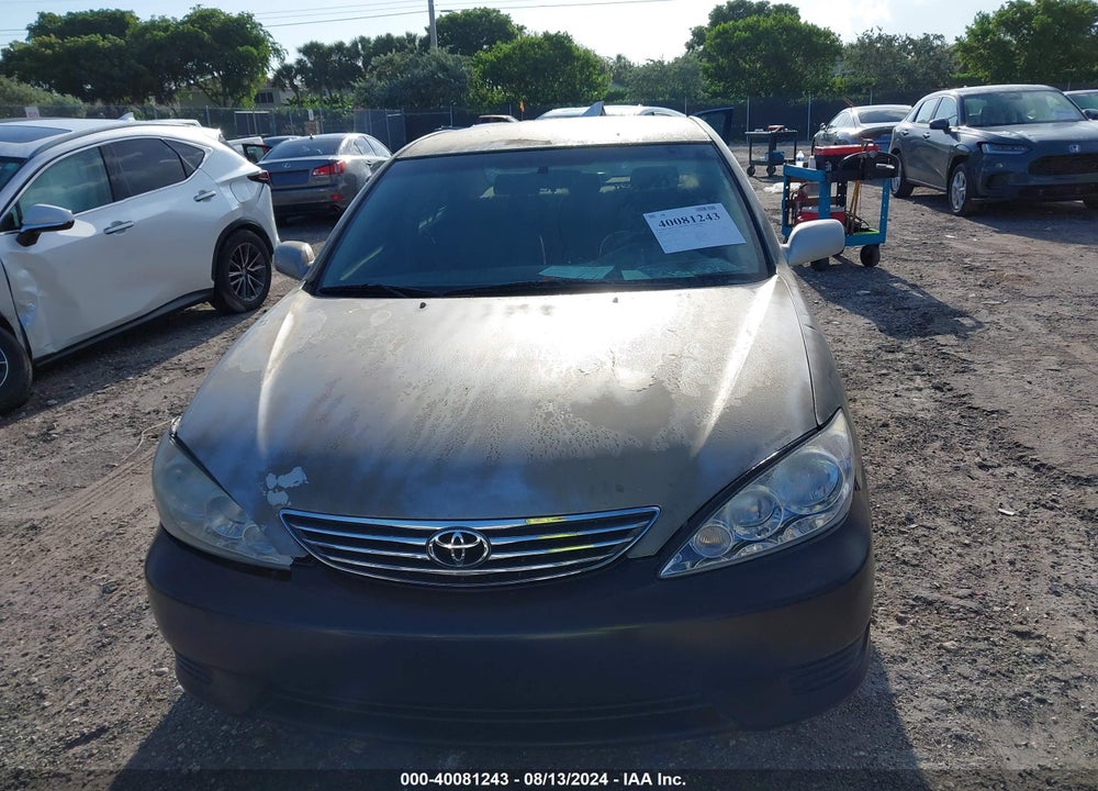 2005 TOYOTA CAMRY LE VIN: 4T1BE32K15U014544