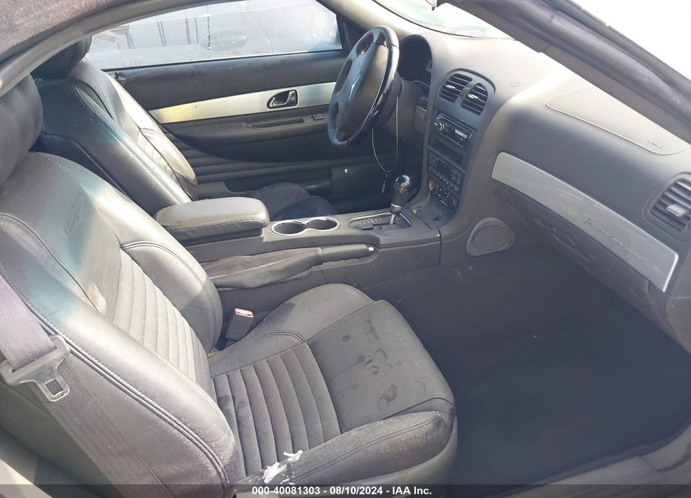 2002 FORD THUNDERBIRD VIN: 1FAHP60A52Y123068