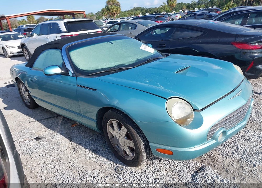 2002 FORD THUNDERBIRD VIN: 1FAHP60A52Y123068