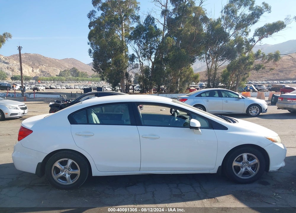 2012 HONDA CIVIC NATURAL GAS VIN: 19XFB5F55CE001497