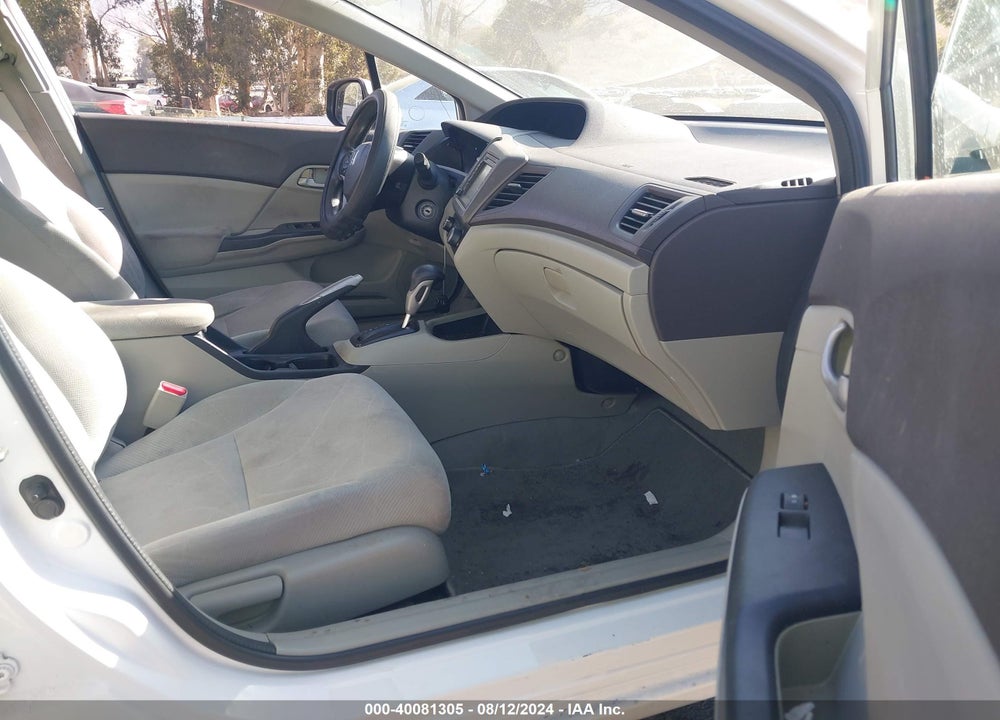 2012 HONDA CIVIC NATURAL GAS VIN: 19XFB5F55CE001497