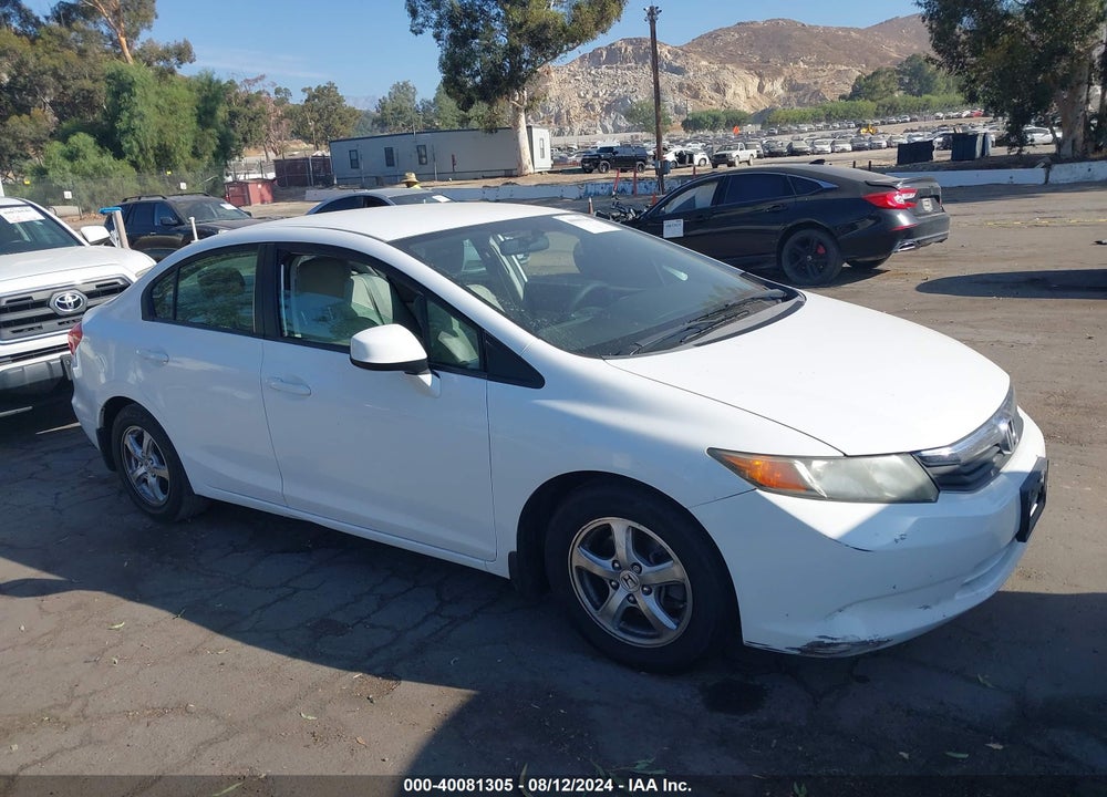 2012 HONDA CIVIC NATURAL GAS VIN: 19XFB5F55CE001497
