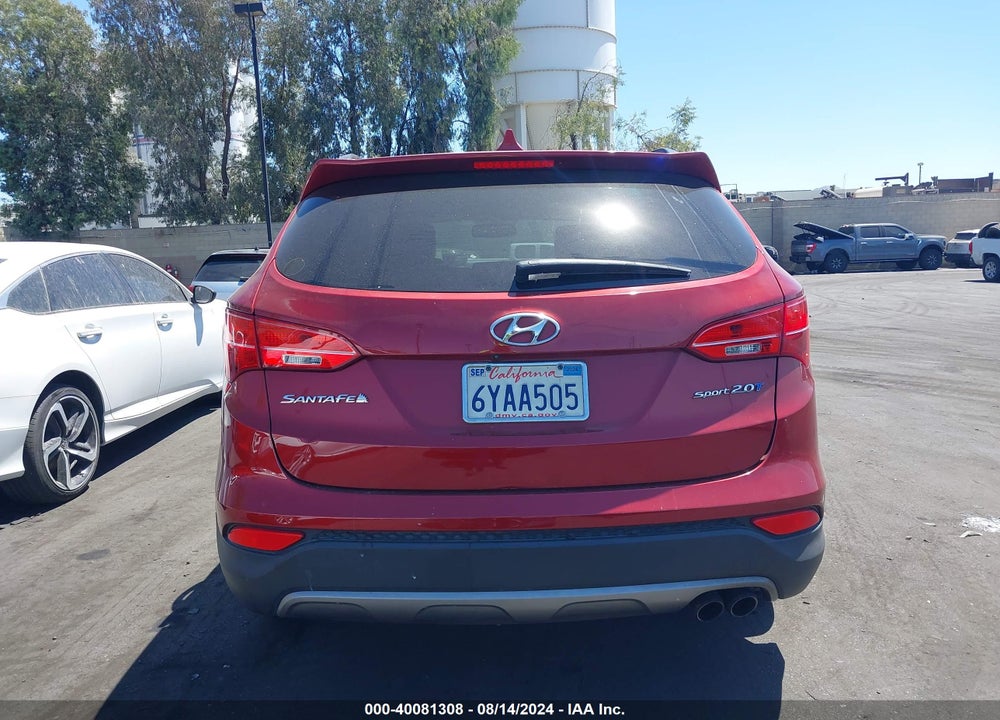2013 HYUNDAI SANTA FE SPORT 2.0T VIN: 5XYZU3LA9DG002573
