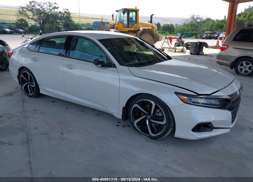 2022 HONDA ACCORD SPORT VIN: 1HGCV1F39NA118816