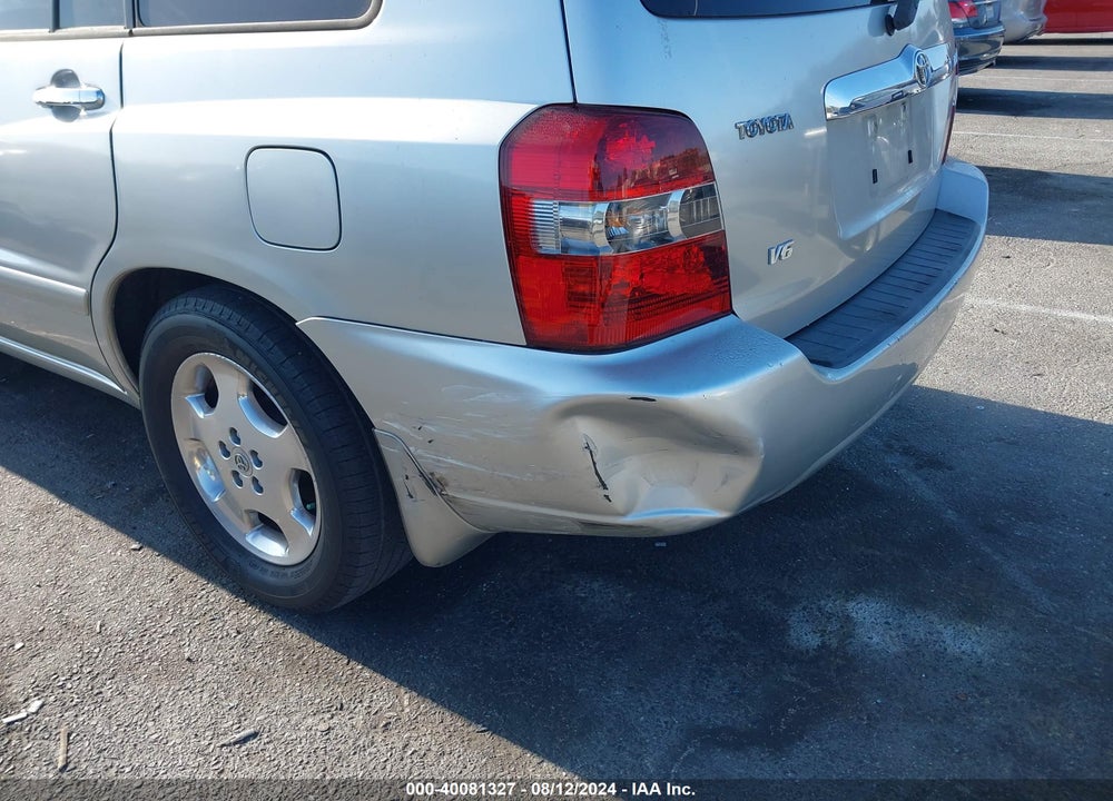 2006 TOYOTA HIGHLANDER SPORT V6 VIN: JTEDP21A460117343