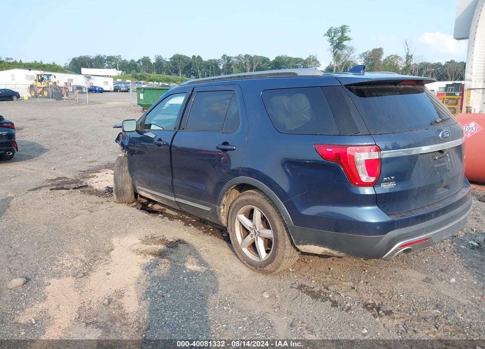 2016 FORD EXPLORER XLT VIN: 1FM5K8D82GGD08797