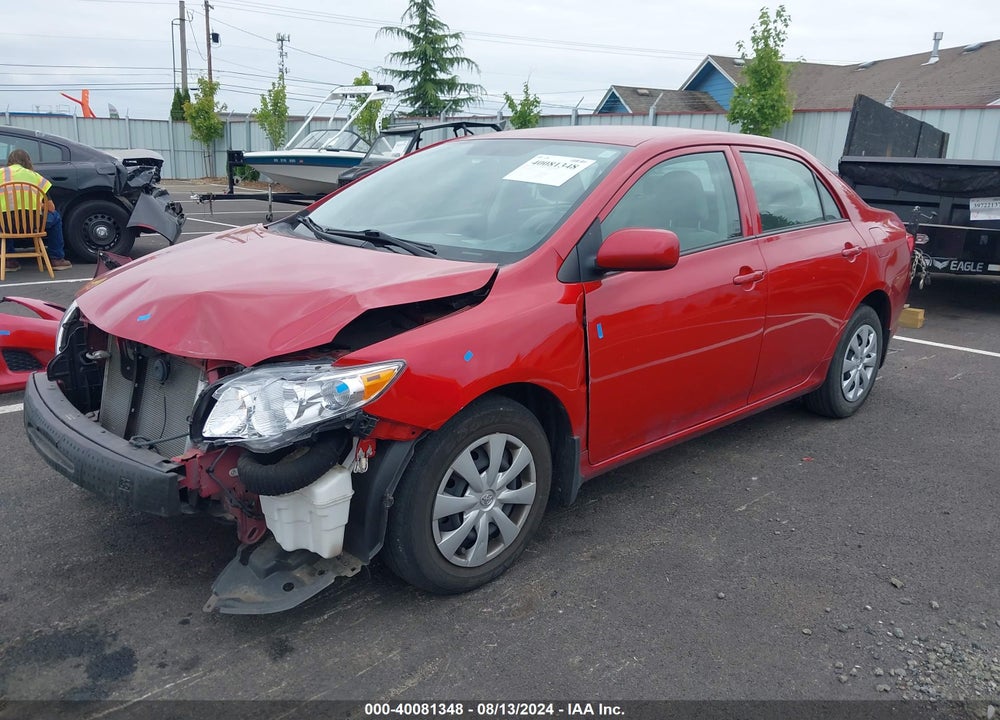 2009 TOYOTA COROLLA LE VIN: 1NXBU40E89Z019722