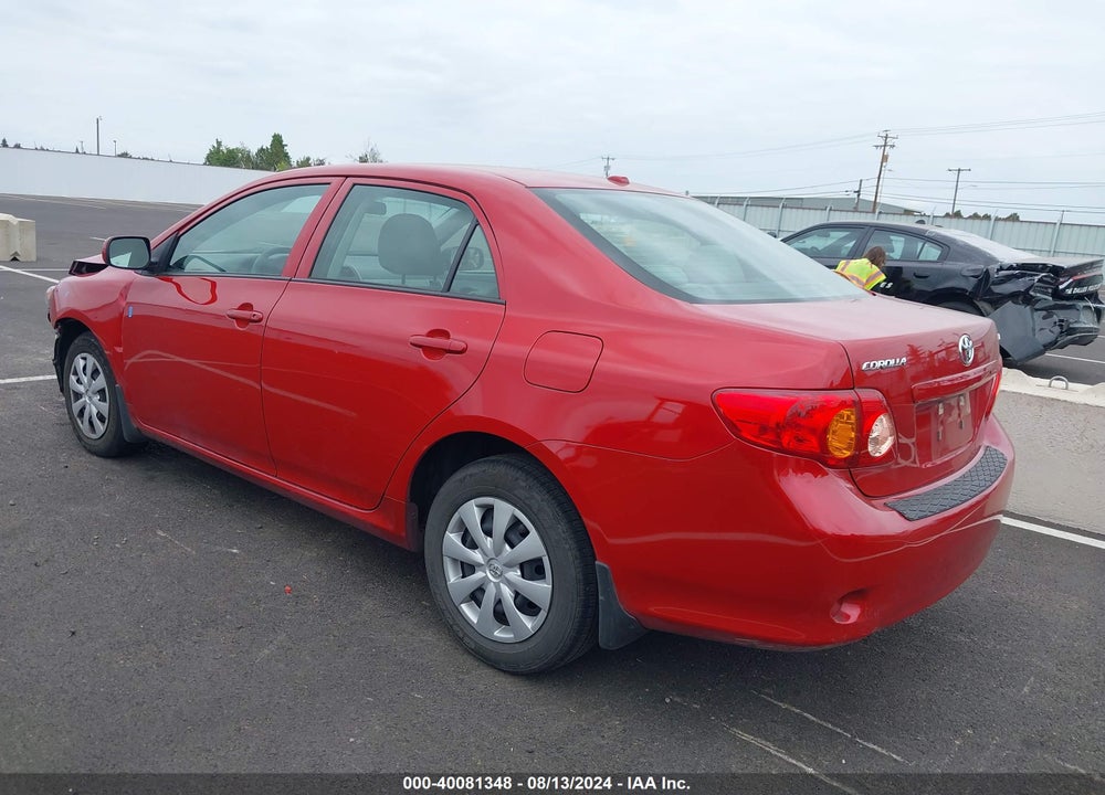 2009 TOYOTA COROLLA LE VIN: 1NXBU40E89Z019722