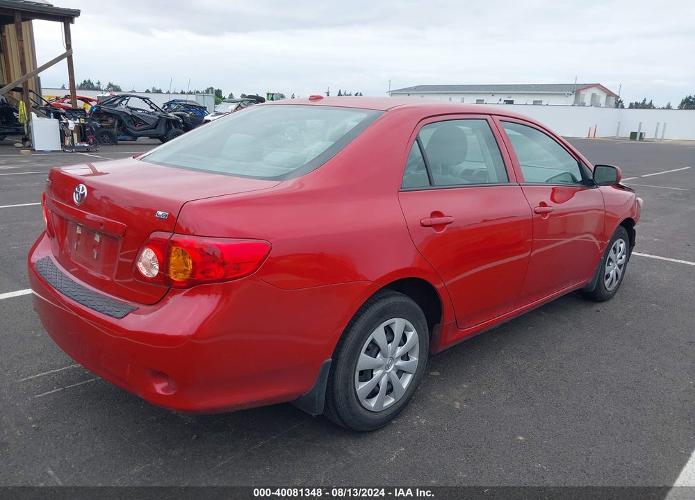 2009 TOYOTA COROLLA LE VIN: 1NXBU40E89Z019722