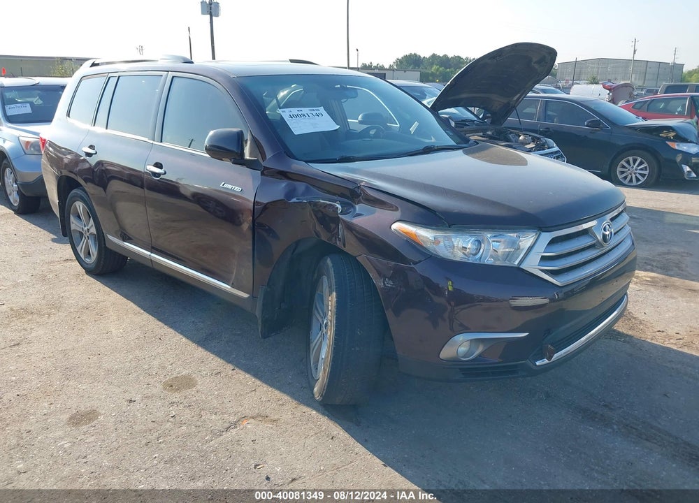 2012 TOYOTA HIGHLANDER LIMITED V6 VIN: 5TDYK3EH5CS053341