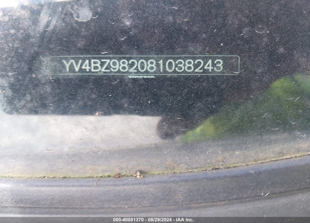 2008 VOLVO XC70 3.2 VIN: YV4BZ982081038243