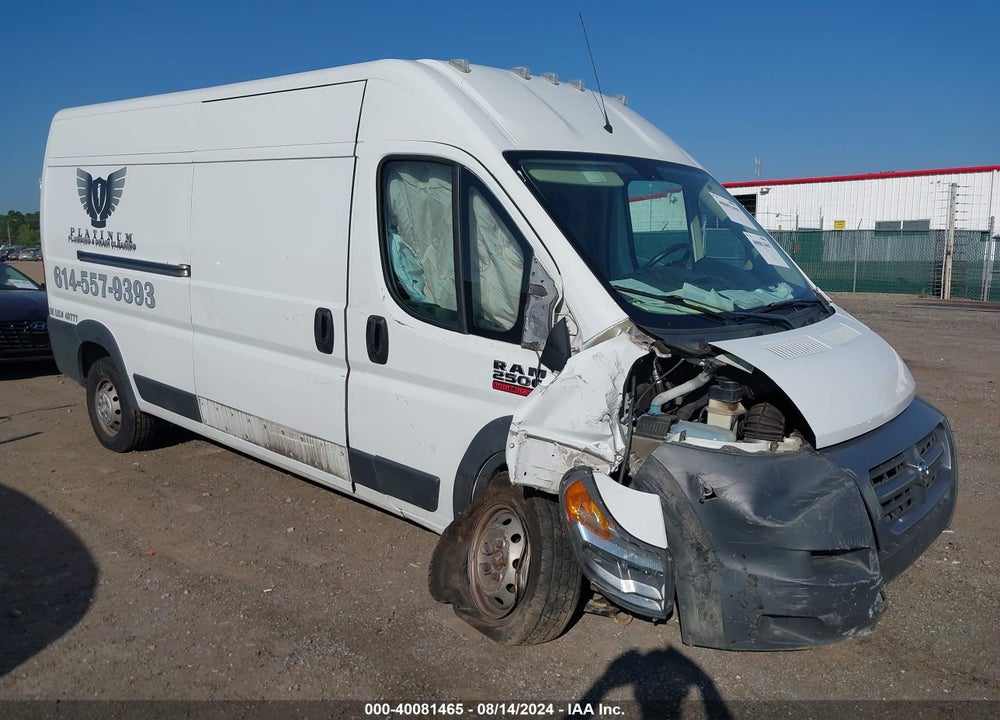 2014 RAM PROMASTER 2500 HIGH ROOF VIN: 3C6TRVDG6EE108815