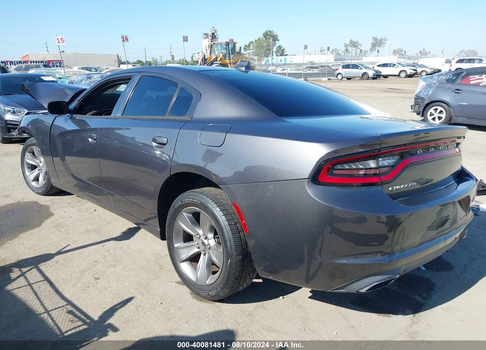 2016 DODGE CHARGER SXT VIN: 2C3CDXHG5GH323739