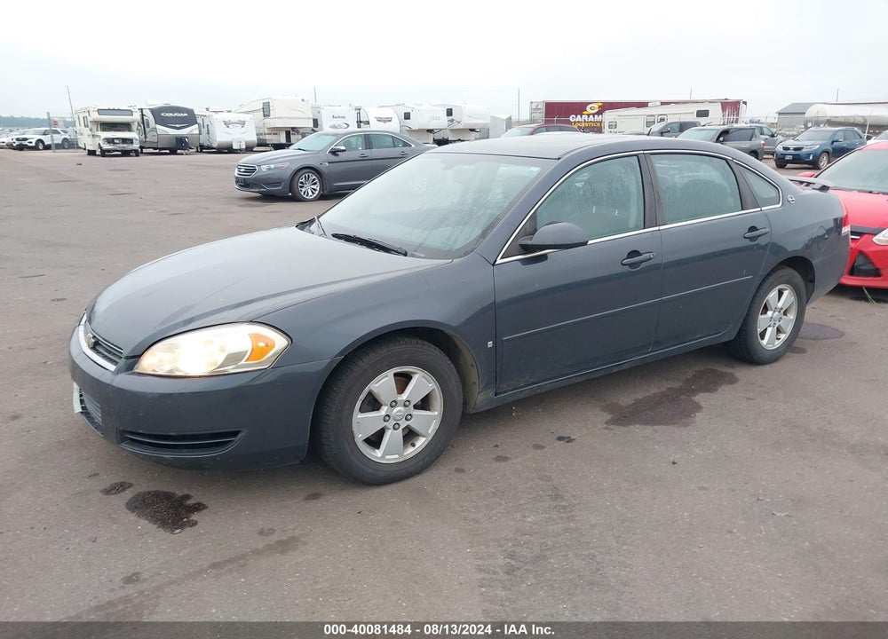 2008 CHEVROLET IMPALA LT VIN: 2G1WT58N781277784