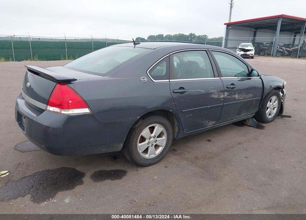 2008 CHEVROLET IMPALA LT VIN: 2G1WT58N781277784