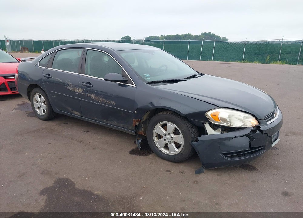 2008 CHEVROLET IMPALA LT VIN: 2G1WT58N781277784