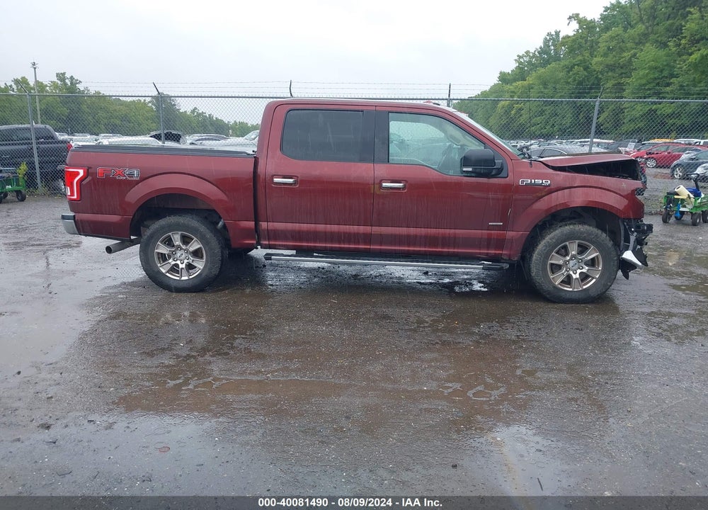 2016 FORD F-150 XLT VIN: 1FTEW1EGXGFB94950