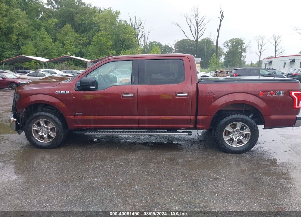 2016 FORD F-150 XLT VIN: 1FTEW1EGXGFB94950
