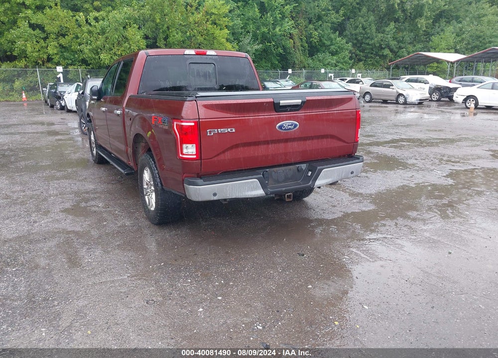 2016 FORD F-150 XLT VIN: 1FTEW1EGXGFB94950