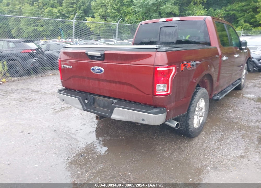 2016 FORD F-150 XLT VIN: 1FTEW1EGXGFB94950