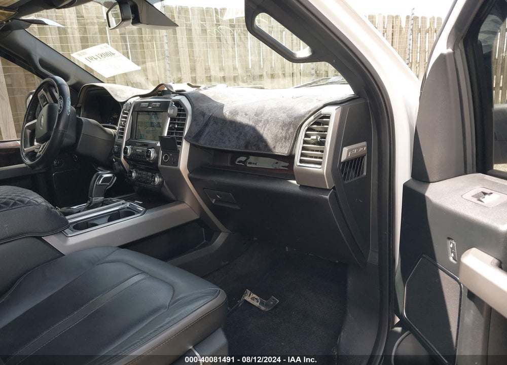 2016 FORD F-150 PLATINUM VIN: 1FTFW1EG7GFA24890