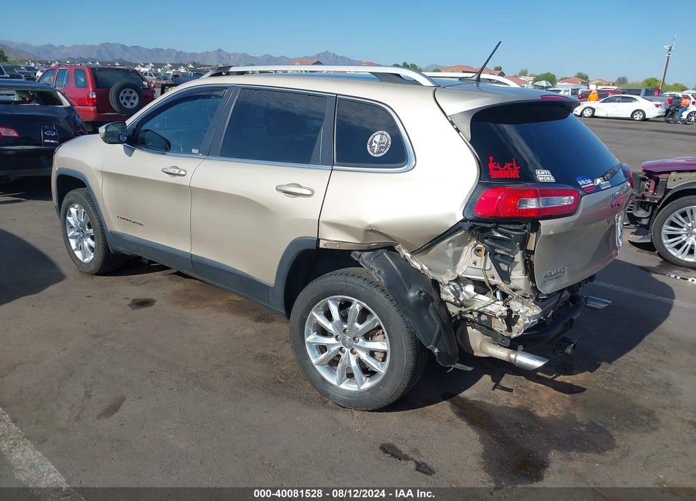 2014 JEEP CHEROKEE LIMITED VIN: 1C4PJMDS5EW272577