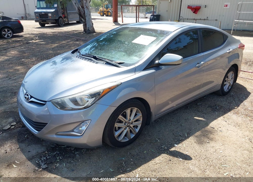 2016 HYUNDAI ELANTRA SE VIN: 5NPDH4AE5GH706471