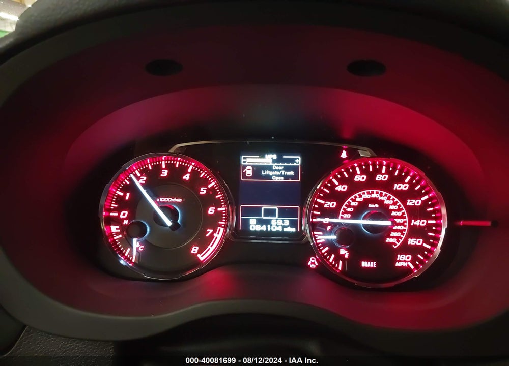 2017 SUBARU WRX VIN: JF1VA1B61H9804797