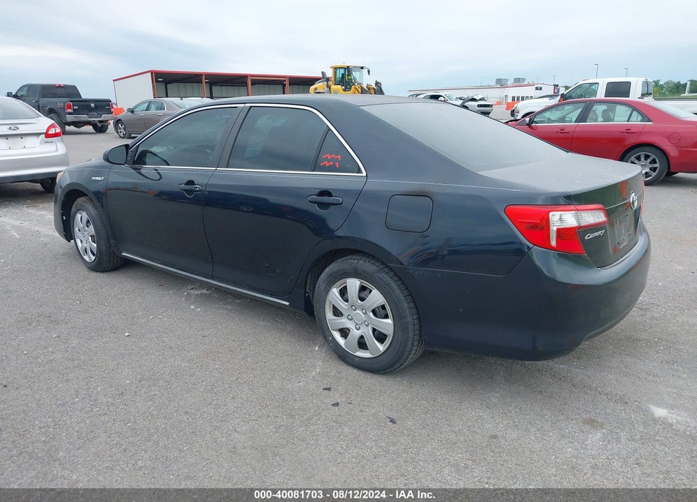 2012 TOYOTA CAMRY HYBRID LE VIN: 4T1BD1FK2CU023168