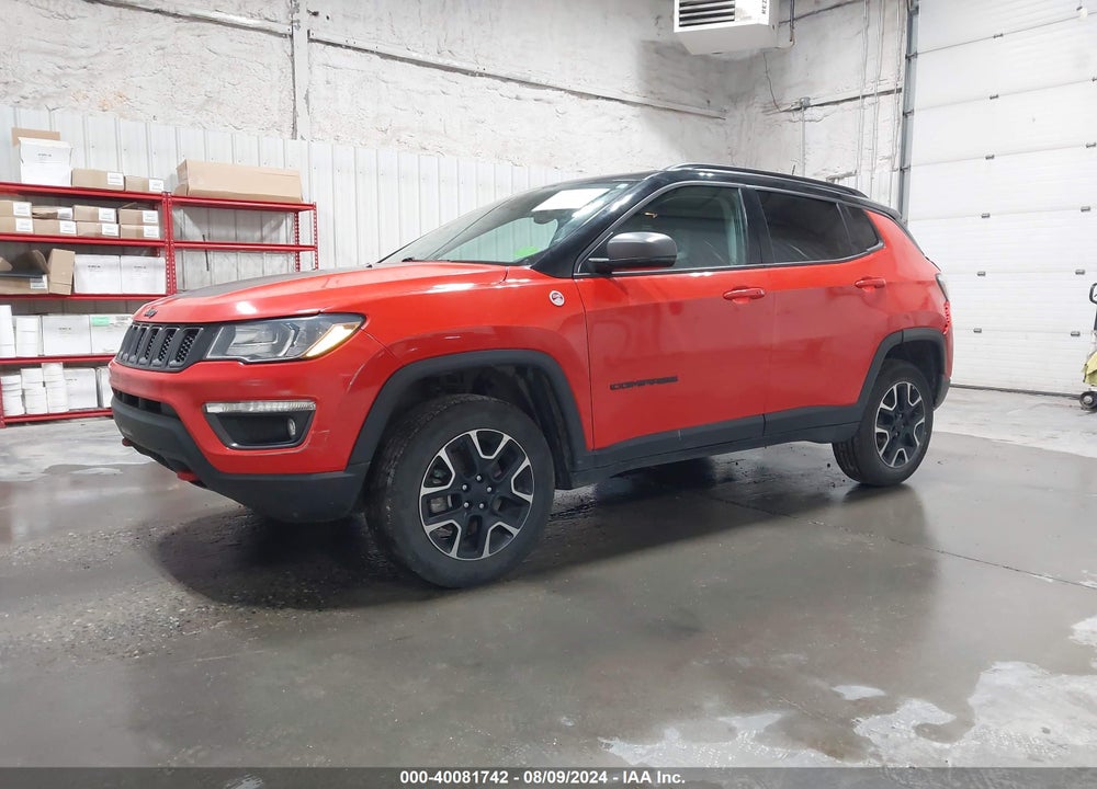2019 JEEP COMPASS TRAILHAWK 4X4 VIN: 3C4NJDDBXKT771710