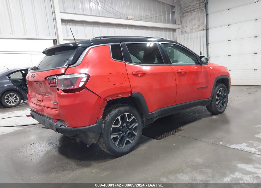 2019 JEEP COMPASS TRAILHAWK 4X4 VIN: 3C4NJDDBXKT771710