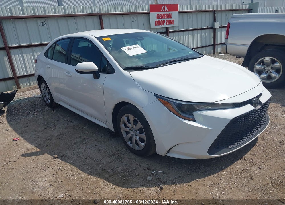 2022 TOYOTA COROLLA LE VIN: 5YFEPMAE8NP284395