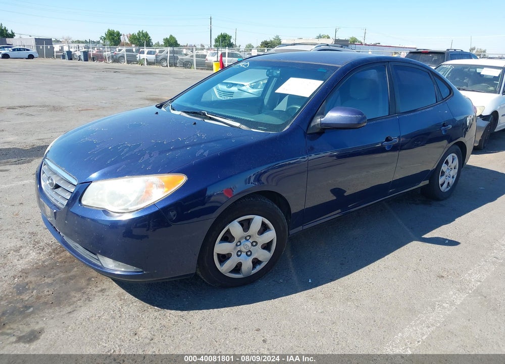 2007 HYUNDAI ELANTRA GLS/LIMITED/SE VIN: KMHDU46D87U236627