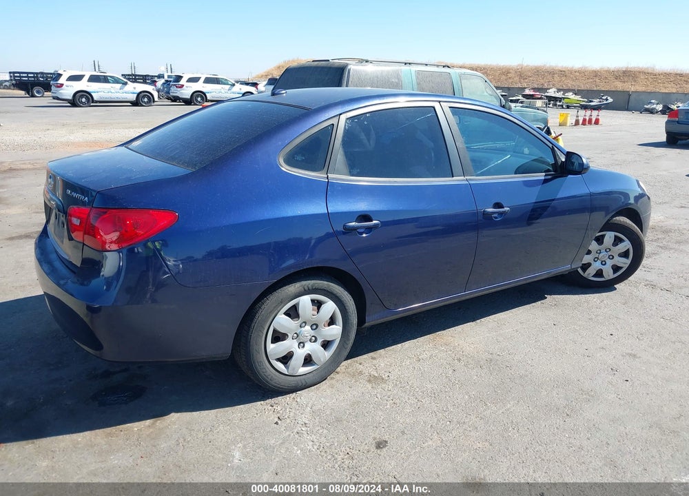 2007 HYUNDAI ELANTRA GLS/LIMITED/SE VIN: KMHDU46D87U236627