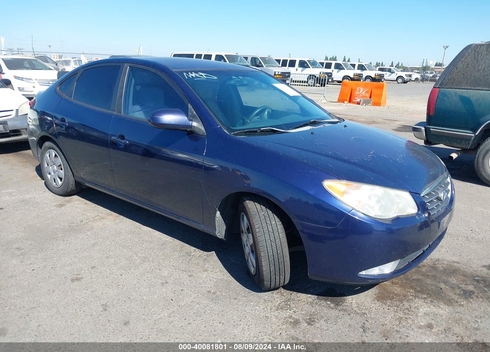 2007 HYUNDAI ELANTRA GLS/LIMITED/SE VIN: KMHDU46D87U236627