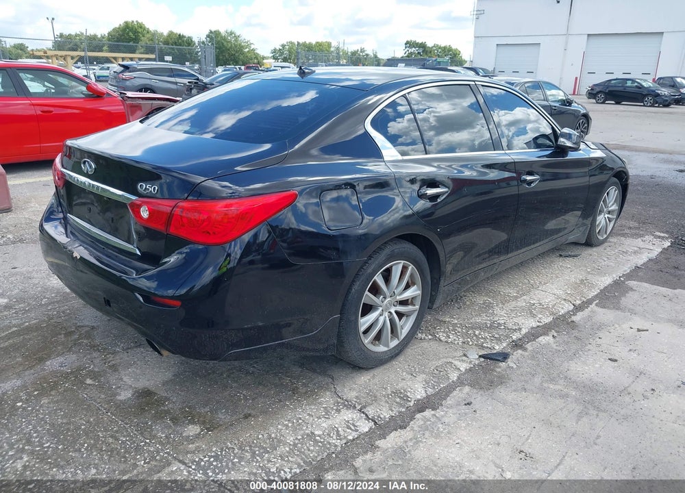 2015 INFINITI Q50 PREMIUM VIN: JN1BV7AR3FM390709