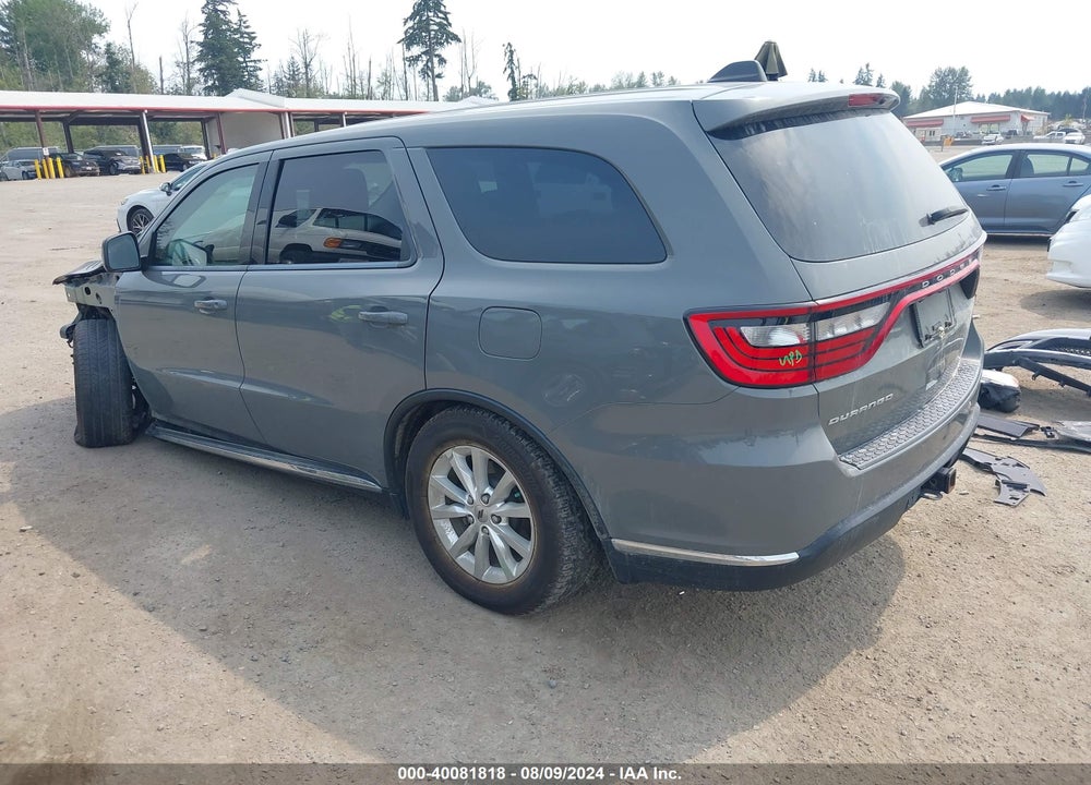 2019 DODGE DURANGO SXT RWD VIN: 1C4RDHAG7KC604748