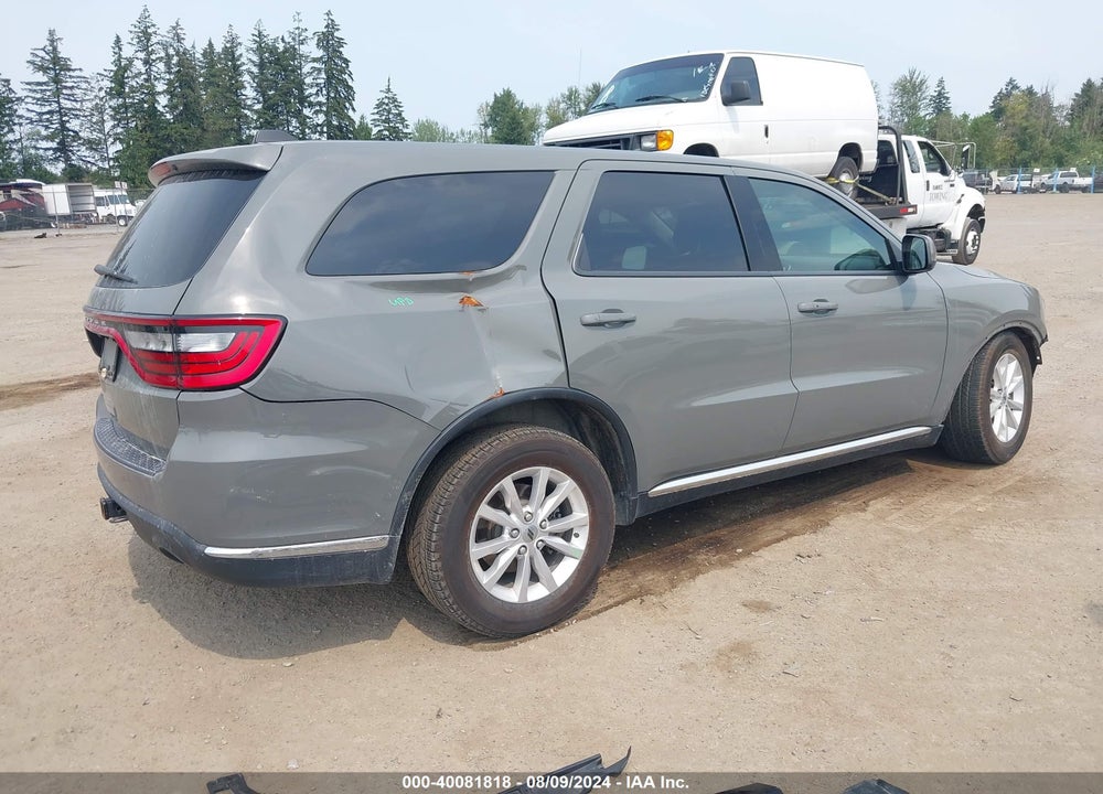2019 DODGE DURANGO SXT RWD VIN: 1C4RDHAG7KC604748