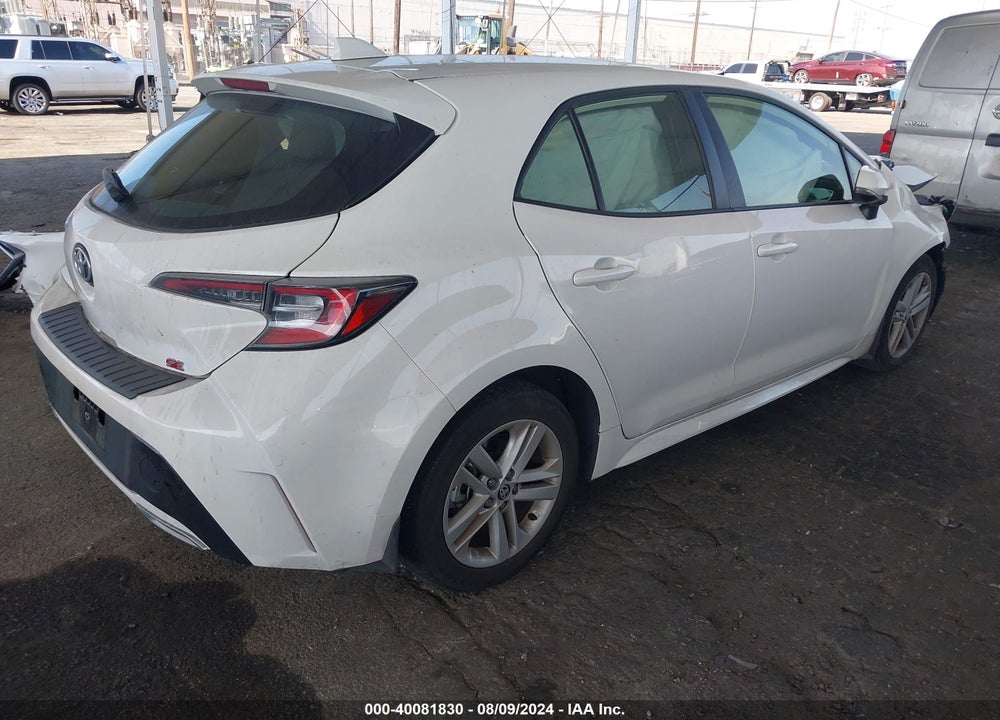 2022 TOYOTA COROLLA SE VIN: JTNB4MBE7N3162352