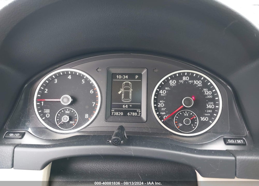 2014 VOLKSWAGEN TIGUAN SEL VIN: WVGBV3AX5EW596200