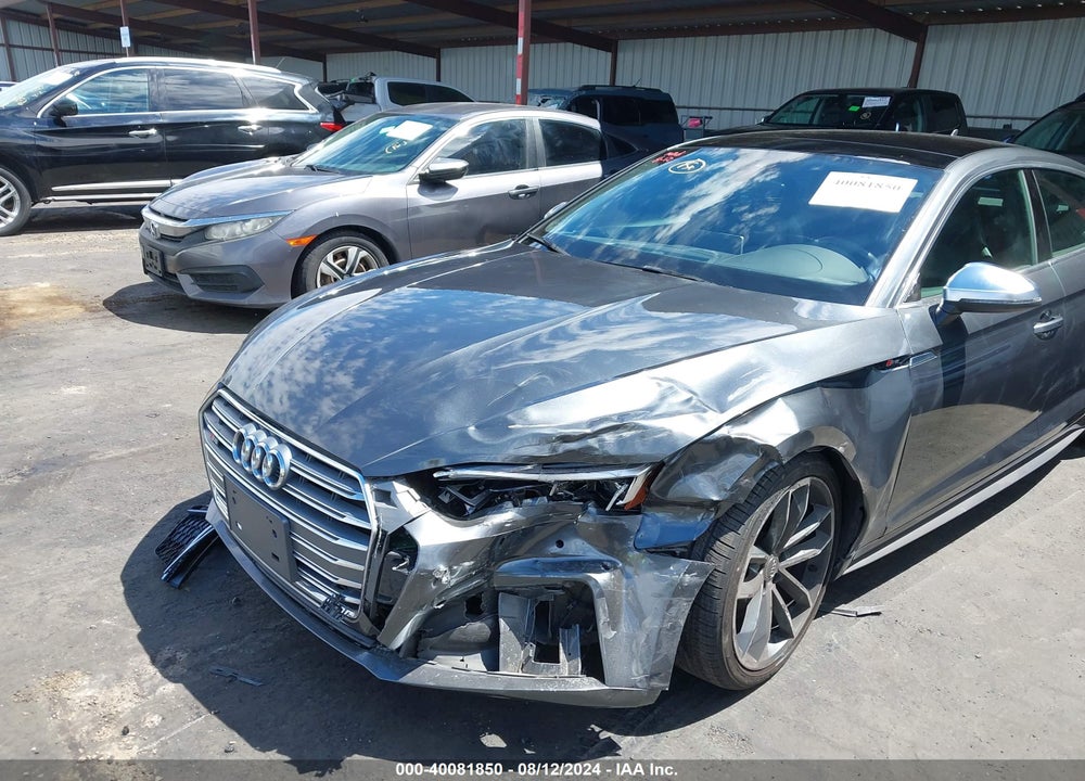 2018 AUDI S5 3.0T PREMIUM PLUS VIN: WAUB4CF50JA045613