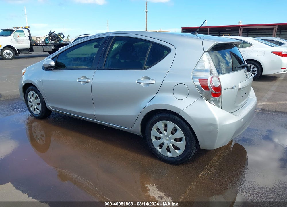2013 TOYOTA PRIUS C FOUR/ONE/THREE/TWO VIN: JTDKDTB38D1053244