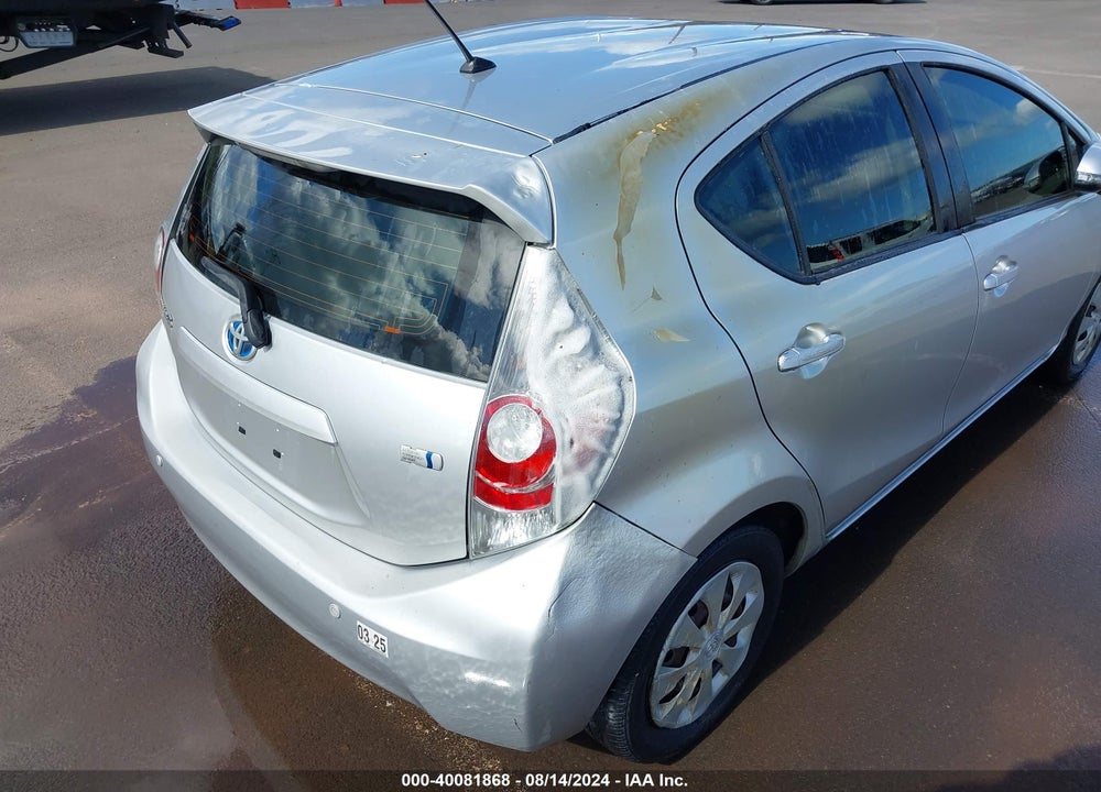 2013 TOYOTA PRIUS C FOUR/ONE/THREE/TWO VIN: JTDKDTB38D1053244