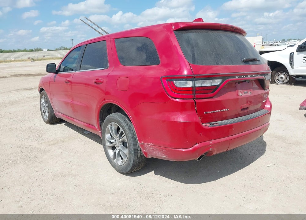 2019 DODGE DURANGO GT PLUS RWD VIN: 1C4RDHDG3KC721223