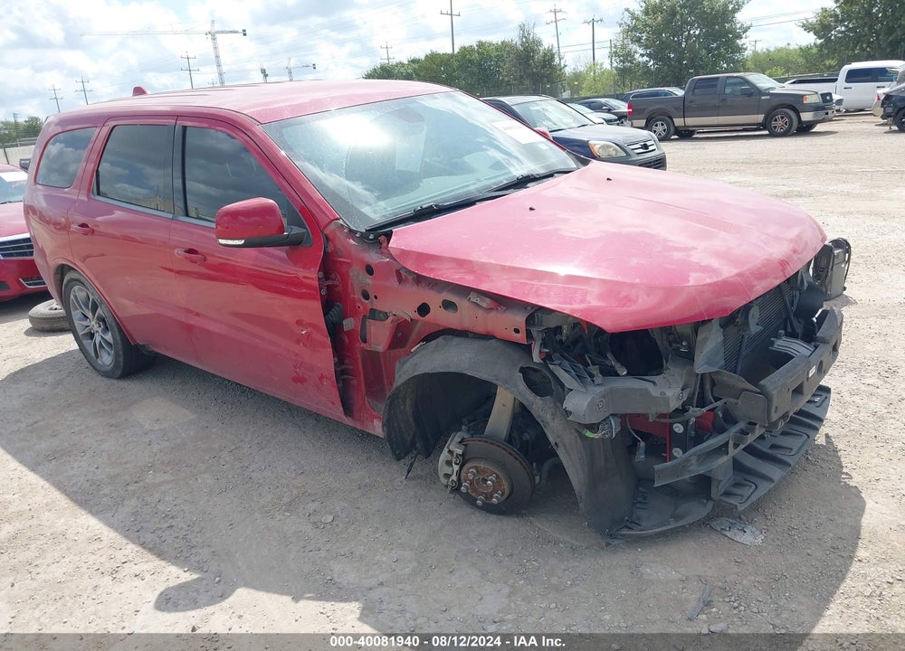 2019 DODGE DURANGO GT PLUS RWD VIN: 1C4RDHDG3KC721223